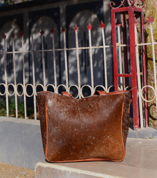 Carry On Bag - Genuine Cowhide Leather Travel Duffle, Durable Weekend Bag, Perfect Gift for Frequent Flyers & Adventurers