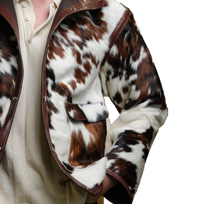 Men's Jacket Cowboy Style- Perfect Gift for Him – cows skin jackets